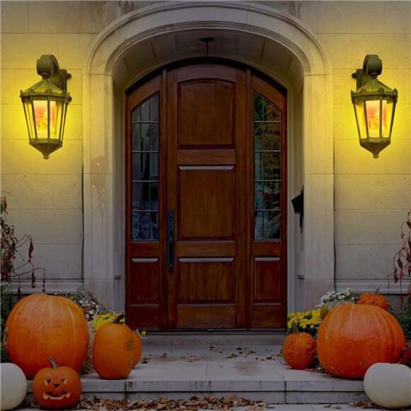 Halloween Decorations Upgraded LED Flame Light Bulbs, 4 Modes Flickering Light - Picture 6 of 7